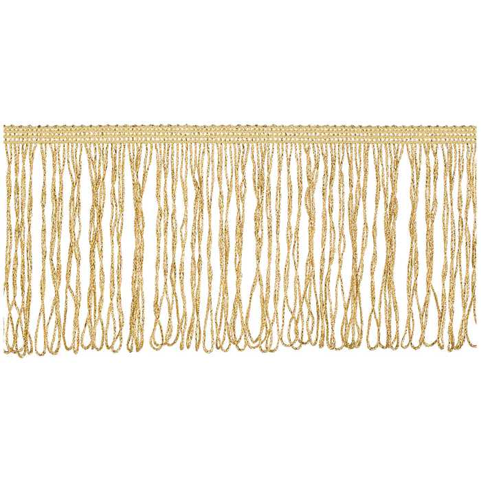 4" Gold Metallic Fringe Trim Hobby Lobby 868612